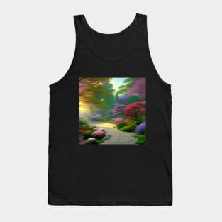 Japanese Garden Path Tank Top